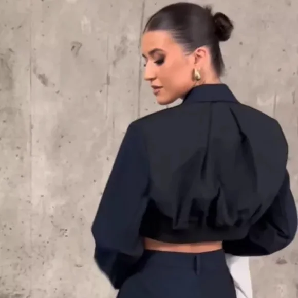 Zara cropped jacket blazer - Picture 16 of 17